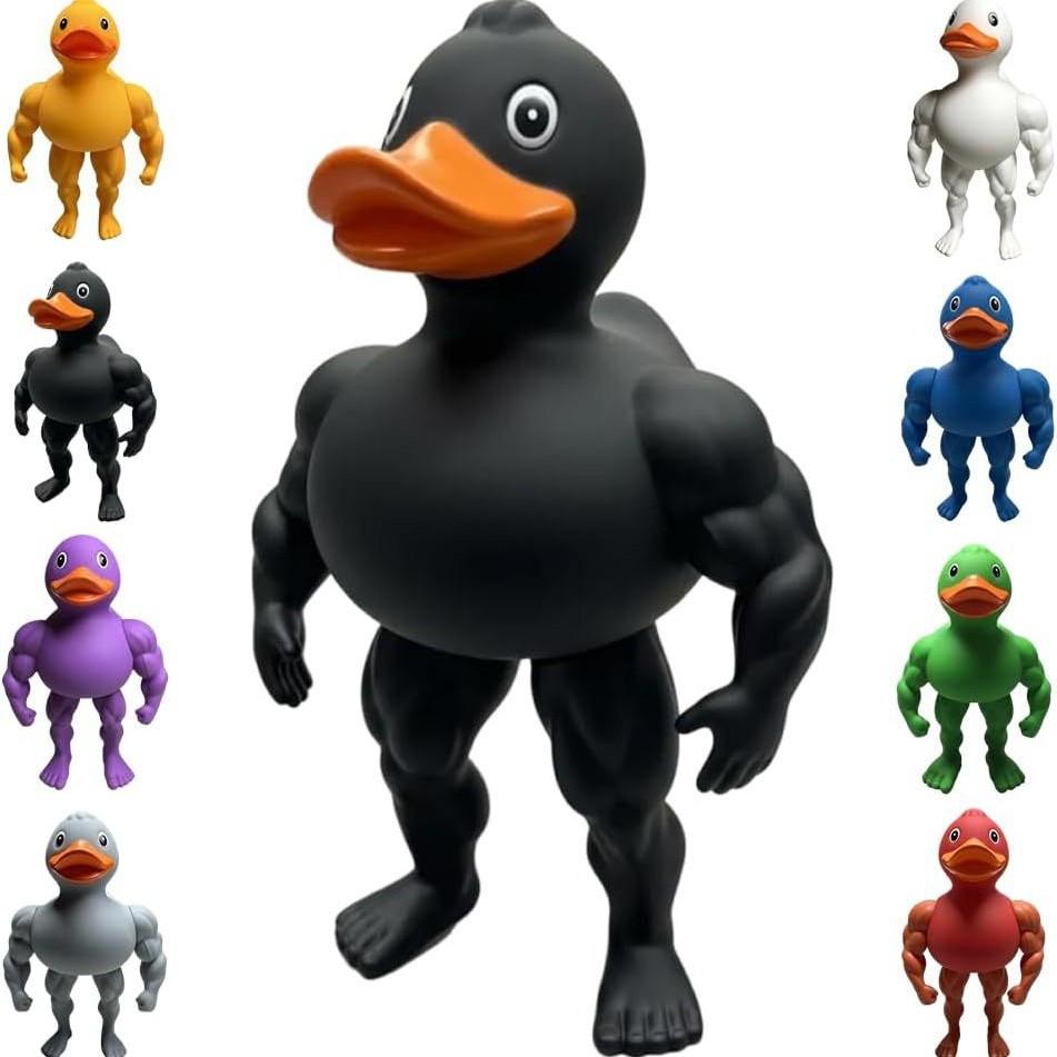 Desktop Prank: Muscular Duck Ornament