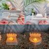 Fence Candle Holder Molds Lawn Silicones Molds Birds Candle Holder Molds for Making Tealight Holder Art Craft Project