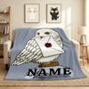Custom Name Harry Potter Flannel Blanket Throw Blanket Soft Warm Sofa Bed home Decor Unique Gift