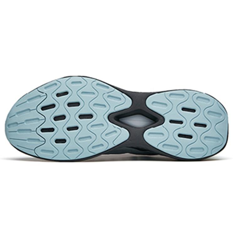 Anta Breaking Wind Comfortable Cushioning Slip Resistant Abrasion Resistant Low Top Running Shoes Men's Gray 912135510-5