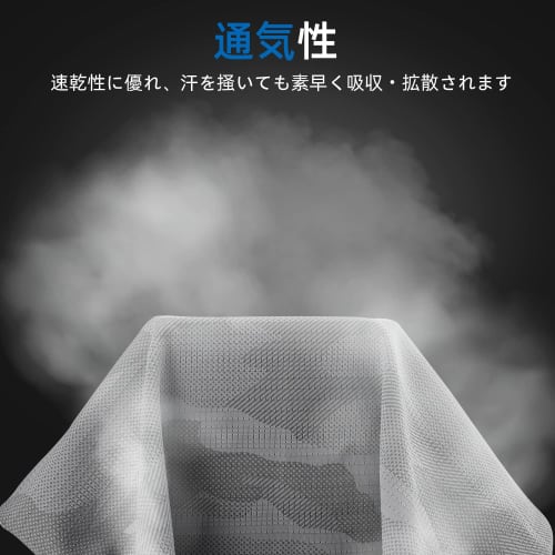 Gray Face Cover with Ear Hooks, Cooling Touch, -5C/-5C, Breathable, Stretchy, Breathable, Sweat-Wicking, Quick-Drying, UV Protection, UPF 50+, Unise