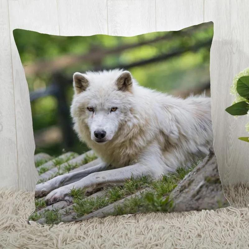 Pillowcase Wolf Pattern Wedding Animal