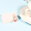 24 cartes en papier, cartes de placement décoratives à imprimé floral, cartes de nom de table de mariage, fournitures de fête de mariage, accessoires, Noël d