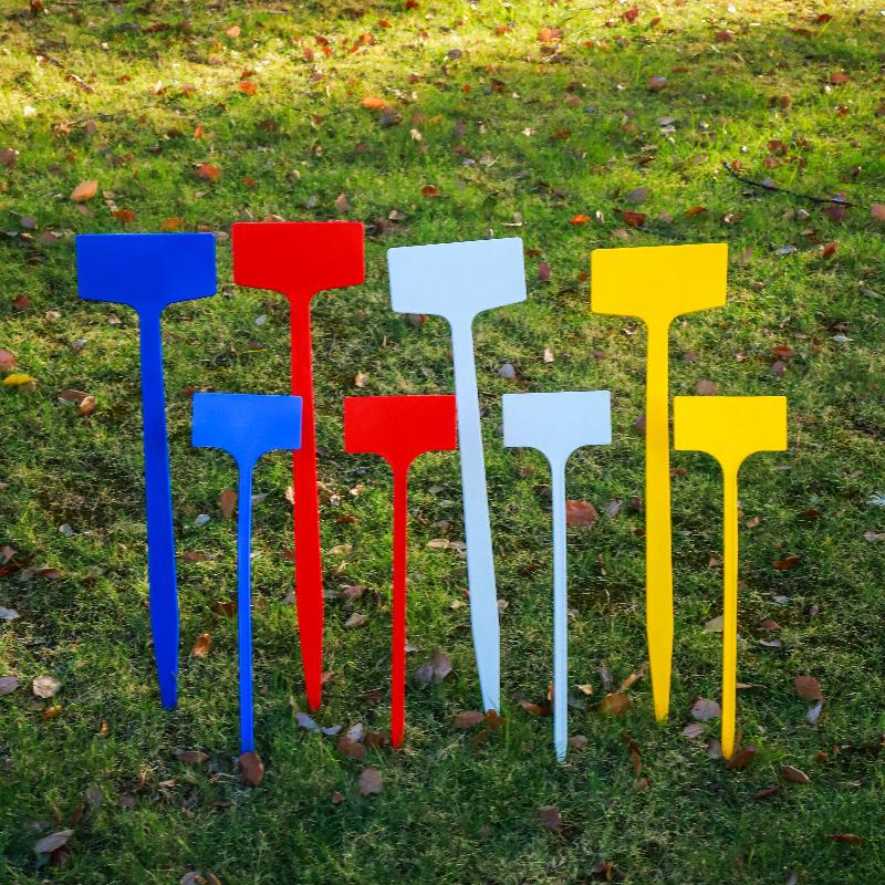 

Colorful Plastic Garden Stake Labels and Signs 36cm Wide синий