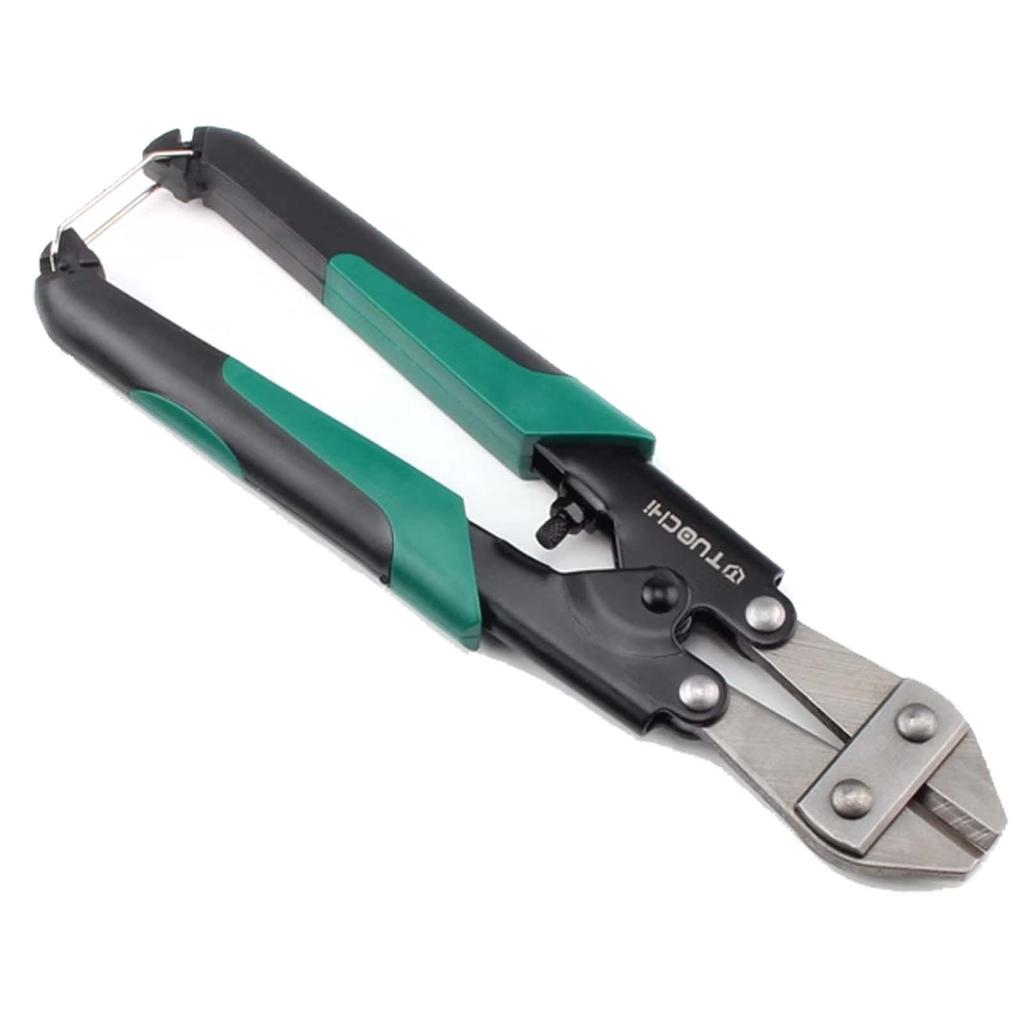 8 Inch Manual Bolt Cutter, Eagle Nose Steel Bar Pliers Wire Rope Cutting Scissors, Max Opening 6mm