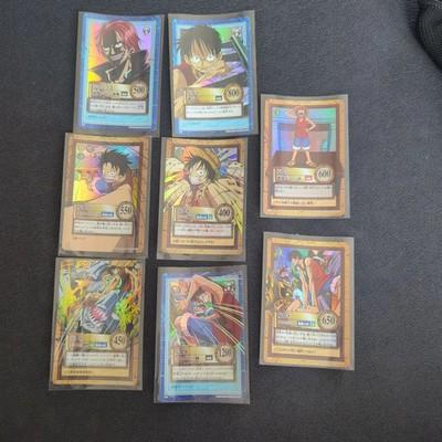 One Piece old cards Hyper Battle 8-card set used