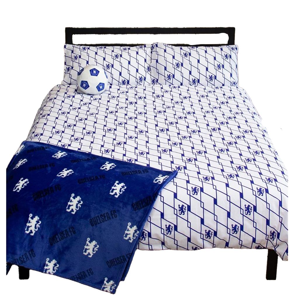 Chelsea FC Geometric Double Duvet Set