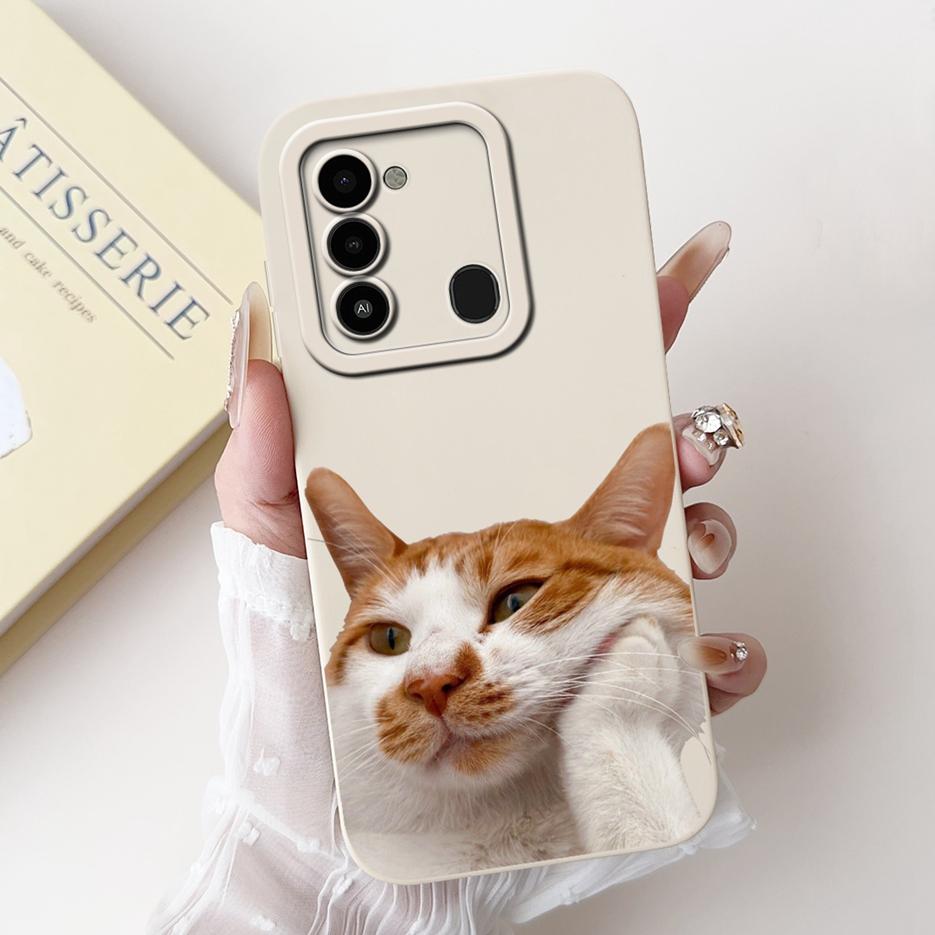 For Tecno Spark 8C Case KG5k KG5j KG5n Luxury Candy Painted Cover Soft TPU Shell For Tecno Spark Go 2022 KG5 Spark8C Phone Cases