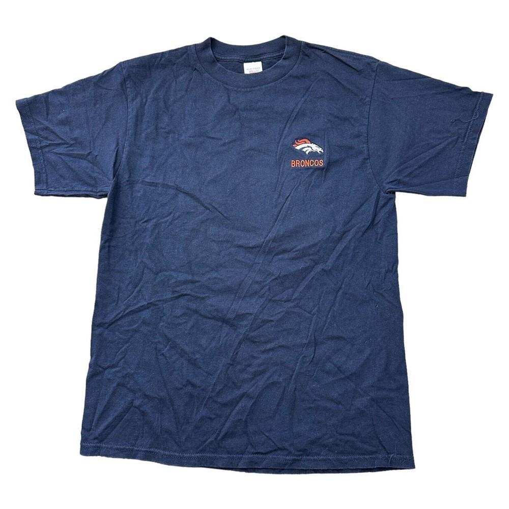 Vintage Logo 7 Denver Broncos T-Shirt Small Logo Short Sleeve Nfl Mens Large Unisex T-Shirt S
