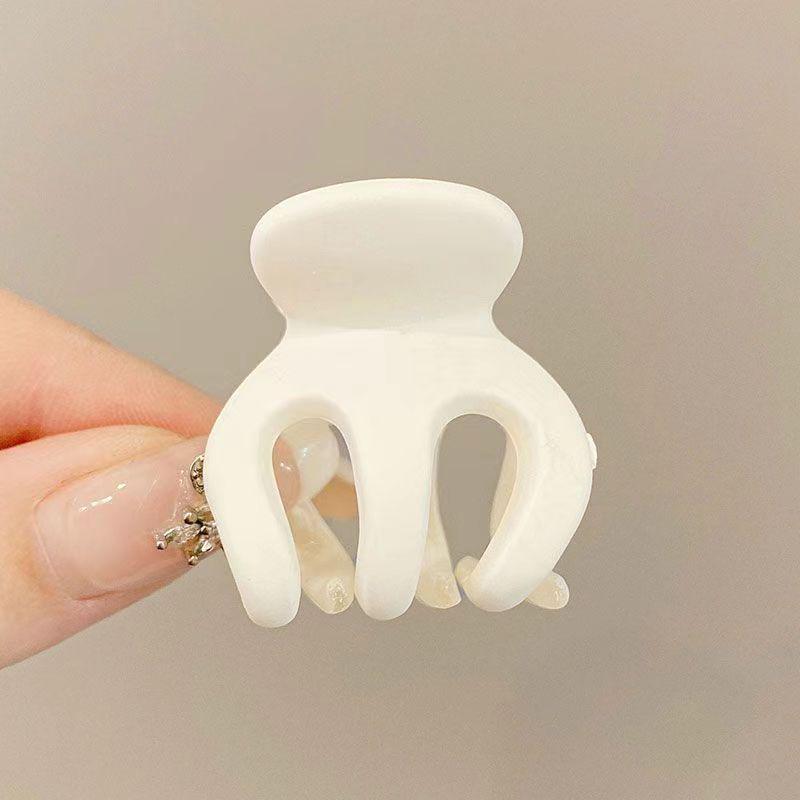 Small Pumpkin Claw Clip for Buns, Ponytails, and Bangs - Princess Hairstyle Accessory
