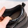 Womens Punk Style Platform Sneakers 8cm Height Increase Casual Shoes Lightning McQueen Low Top Lace Up