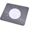 EZGO TXT 36v Golf Cart GCP1 110v AC Port Adapter Plate, Carbon Fiber