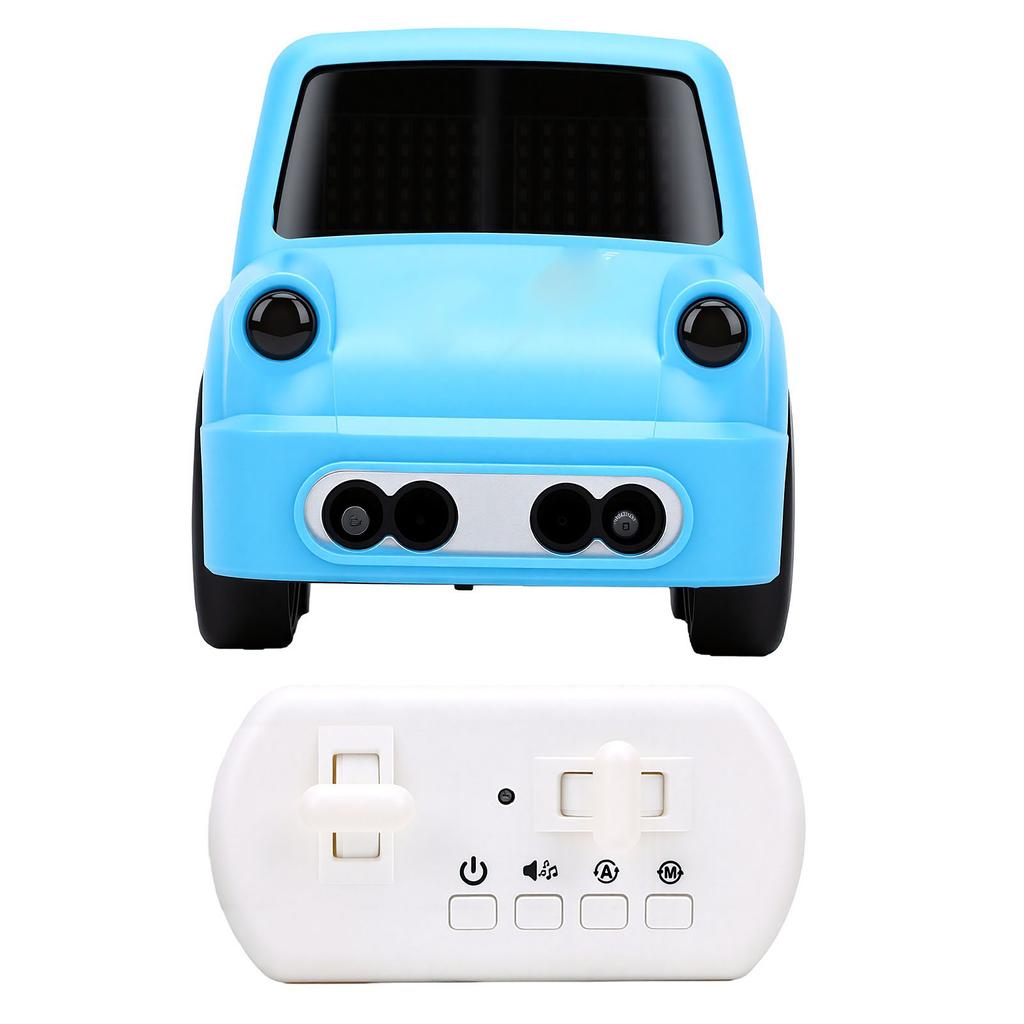 Mini RC Car Gesture Following 4 Modes Interactive Stunt Remote Control Toy Car with LED Animated Eye Music for Kids Boys