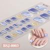 3D Waterproof Semi Cured UV Gel Toe Stickers for Nail Art-Luxurious Style Easy Apply