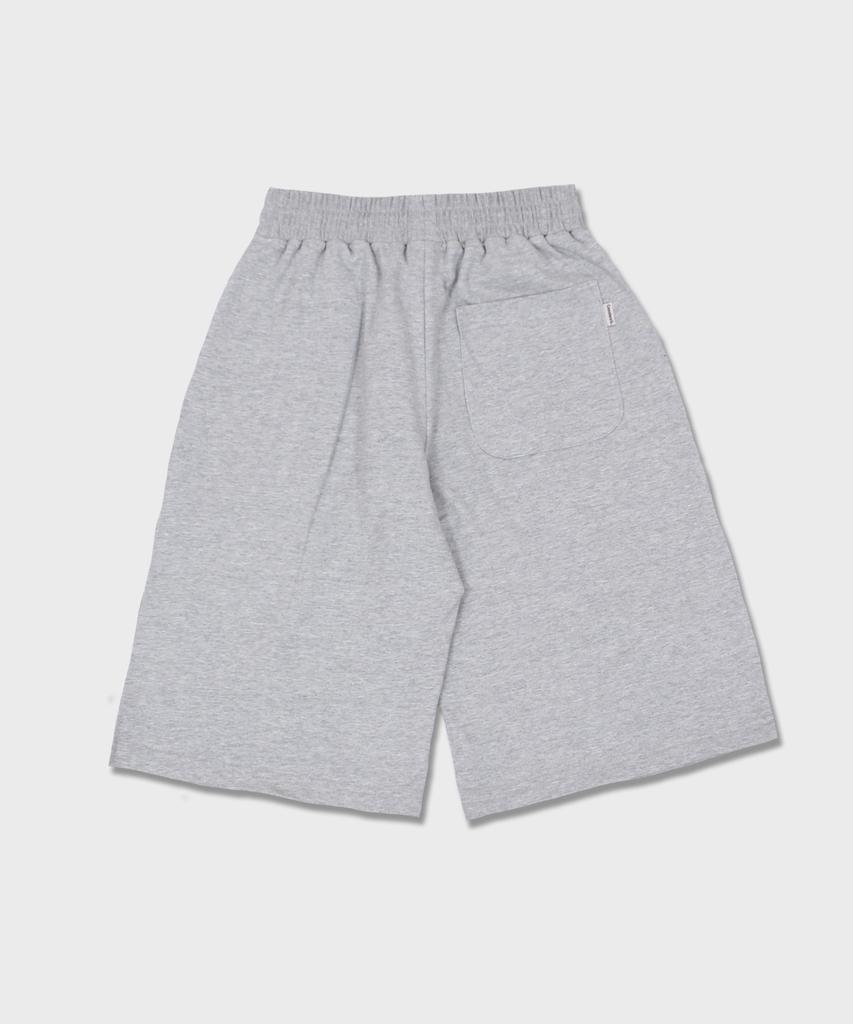 CAMEL WORK Logo Bermuda Sweatpants (Grey)