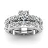 Accessori Set Coppia Anello Moda Donna Anello Zircone