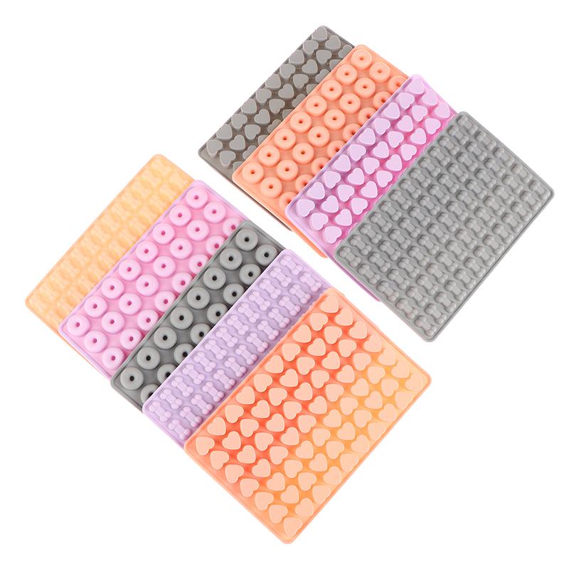 1Pc Bear Doughnut Heart Bone Chocolate Mold Silicone Candy Mold Diy Candy Fondant Mold Cake Baking Decorating Tools