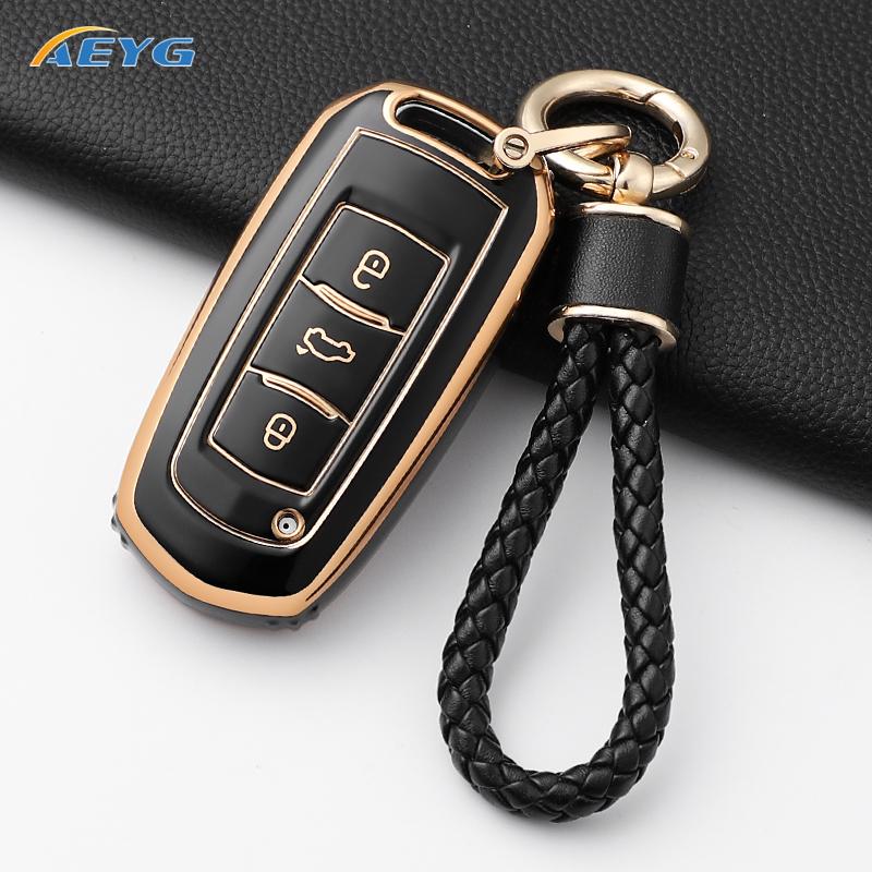Tpu Car Key Case Cover For Geely Emgrand 7 Gx3 Atlas Gs Nl3 Gili Emgrand 7 Ex7 Gt Gc9 Protected Shell Fob Accessories
