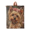 West Highland Terrier Terrier Fleece Blanket Cute Westies Dog Throw Blanket Super Soft Warm Flannel Blanket for Couch Bed Decor