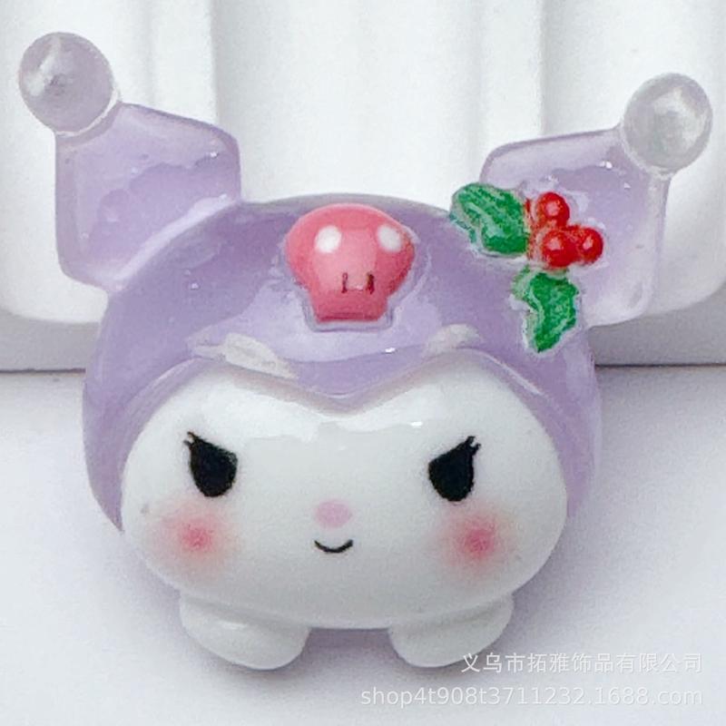 5 Pcs New Cartoon Transparent Animal Head Series Resin Scrapbook Diy Jewelry Party Children Gift Hairpin Accessories A30