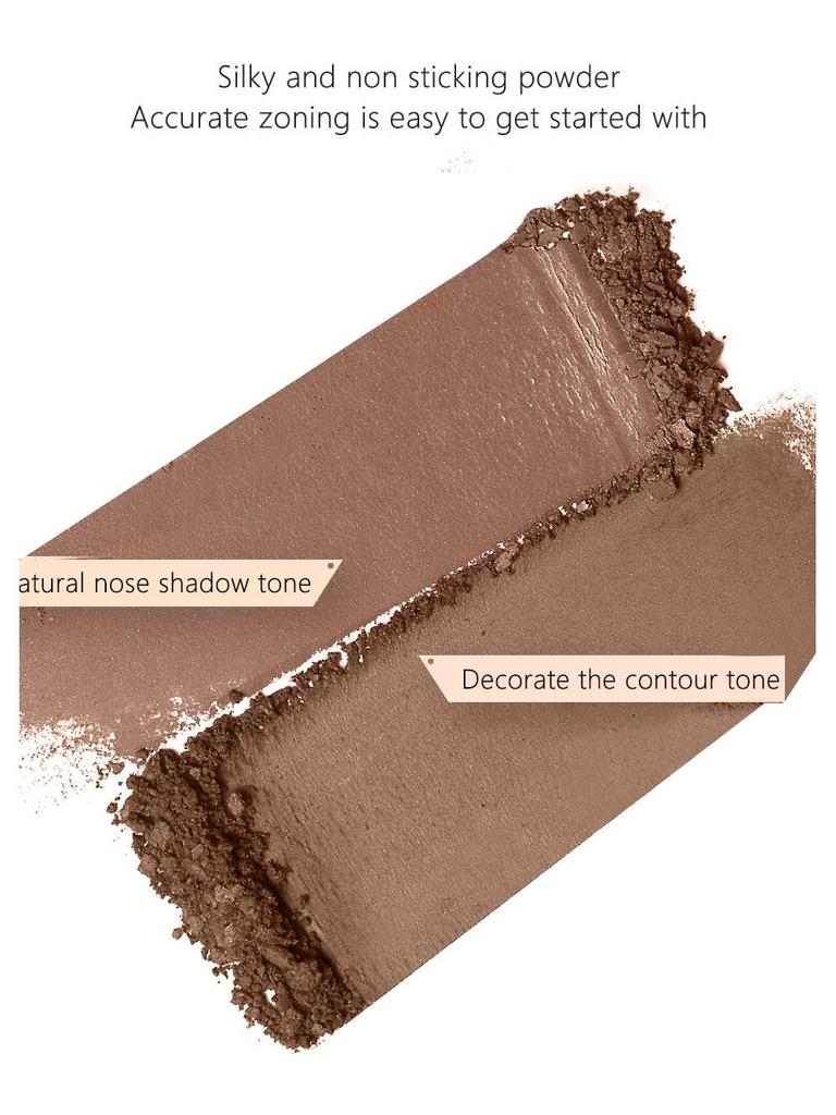 Dual-Tone Contour & Highlight Palette for Natural Sculpting and Professional Blush