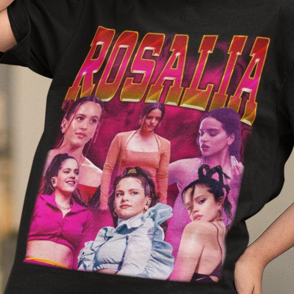 Rosalia Shirt LA Rosalia Rapper 90#039;s Shirt Rosalia VT Tshirt Rosalia Merch S Unisex T-Shirt S