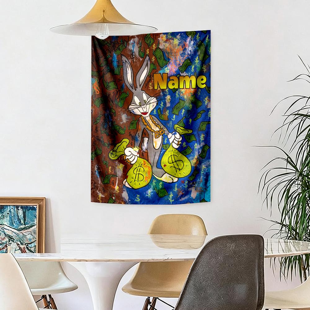 Like Warner Bros Movies Custom Your Name Wall Decor Tapestry Art For Pet Memorial Birthdaywedding Party Backdrop Family Gift