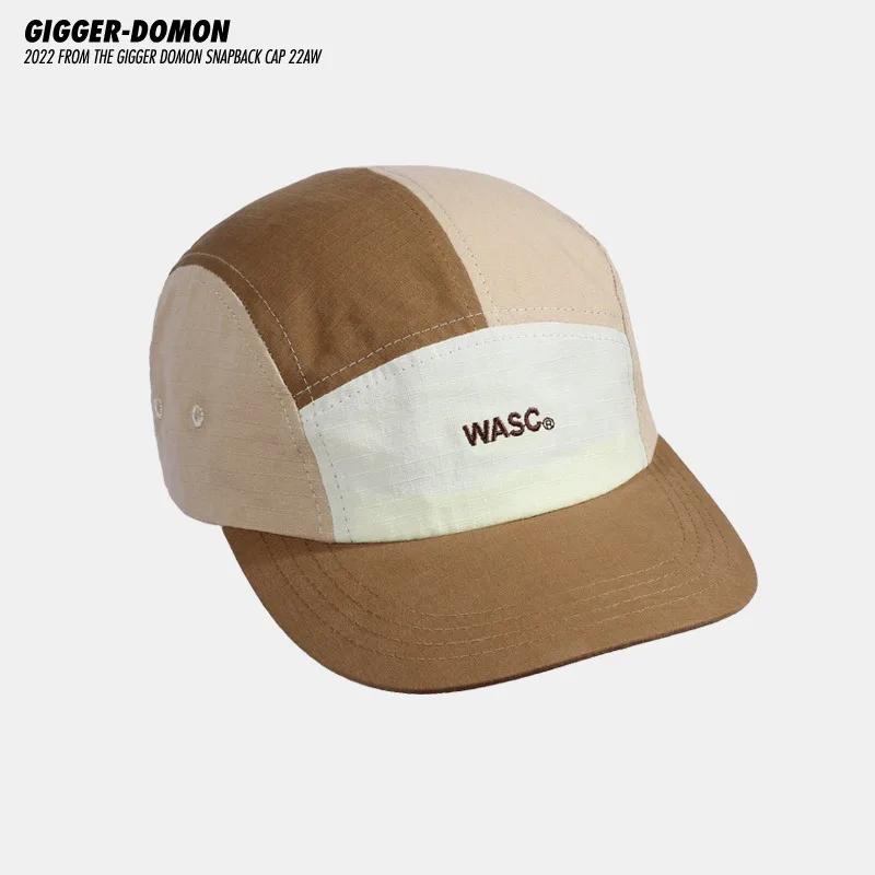 Japanische flache Kappen für Männer Hip Hop Kappe Skateboard Schnelltrocknend Sonnenschutz Outdoor Camping Baseballkappe Street Cap adjustable gray