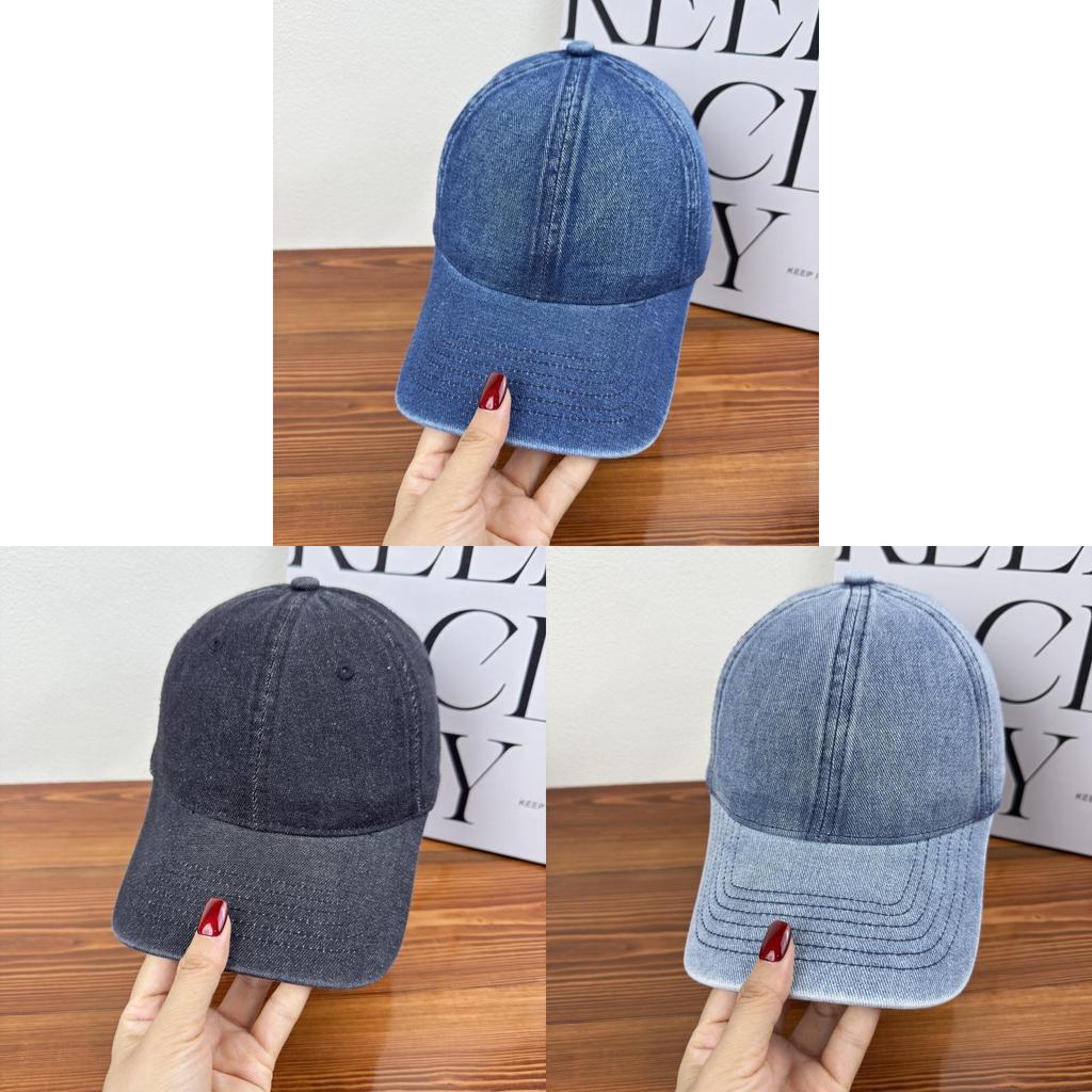 Classic Denim Baseball Cap For Men And Women With Sun Protection And Breathability