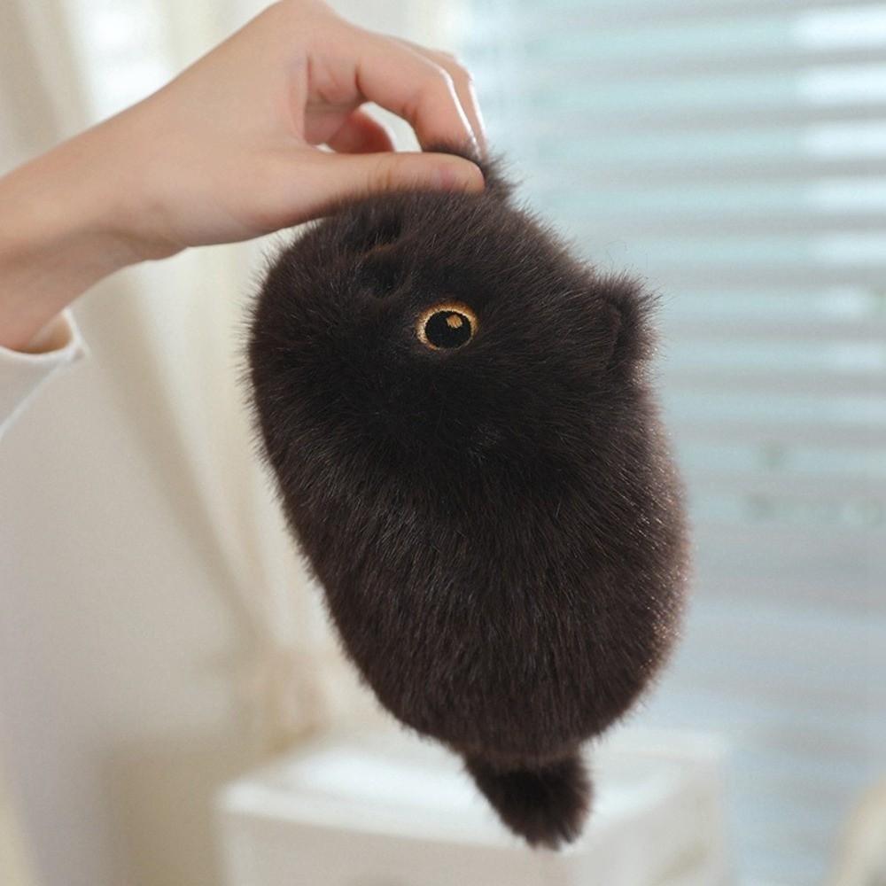 Soothing Feature Stuffed Animal Cat Soft Fluffy Fluffy Cat Toy Soft Cat Plush Toy Baby Gift