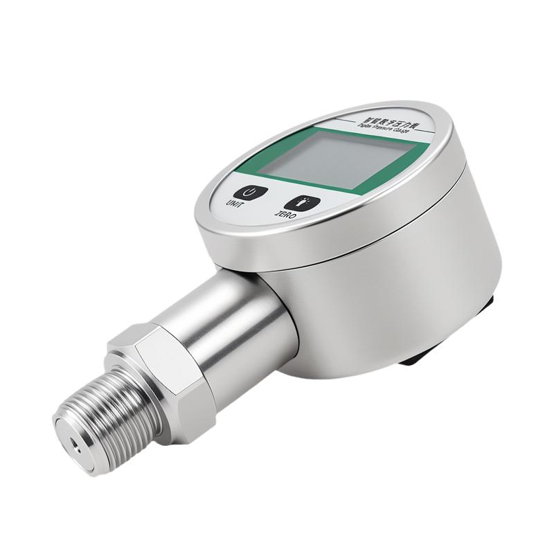 60mm Dial Size Stainless Steel Intelligent Digital Display Pressure Gauge High-precision Water Air Pressure Meter ManometER