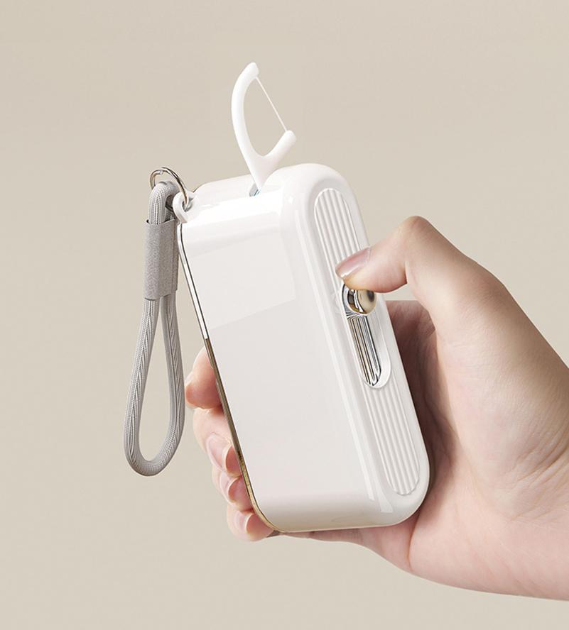 Floss Box Automatic Pop-up Portable Portable Mini Toothpick Line Flossing Line Ultra-fine Floss Stick Storage Box Home Use