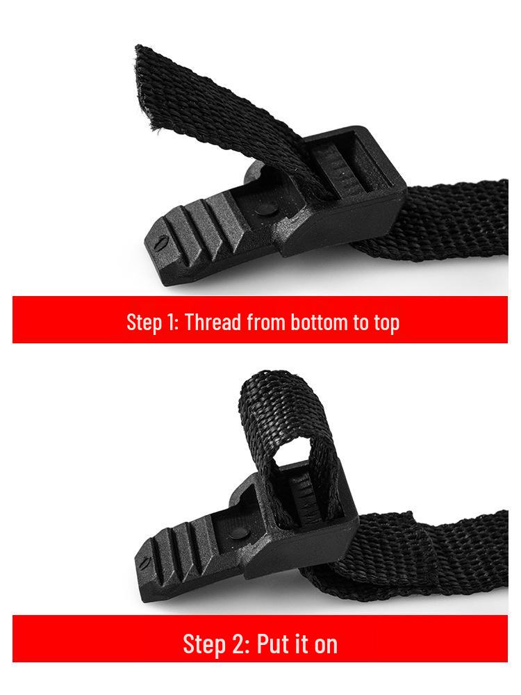 Universal Electric Motorcycle Helmet Safety Buckle Accessory
