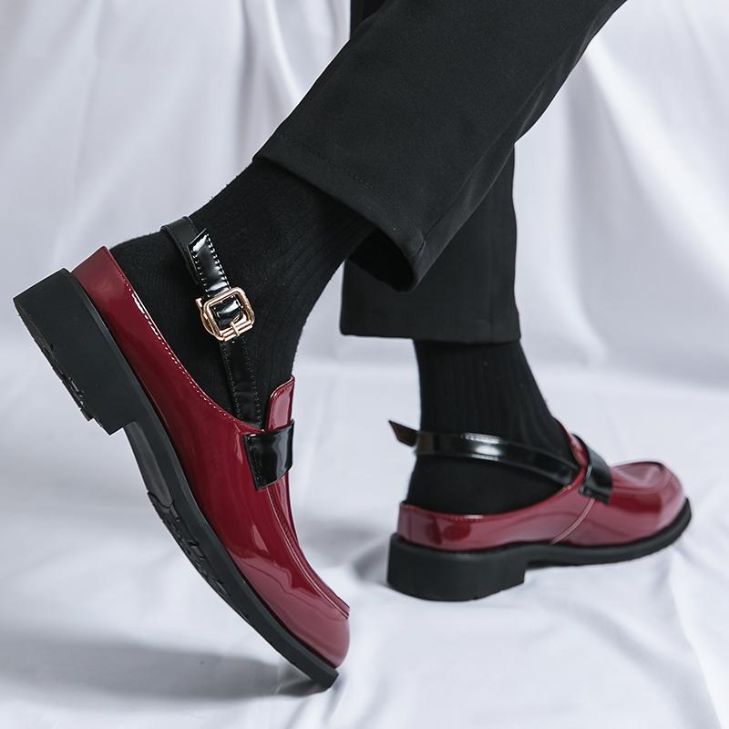 Fashion Summer White Wedding Dress Shoes Men's Business Office Sandals High Quality Mens Loafers Brand Outdoor Flat Bottom Driving Shoes
