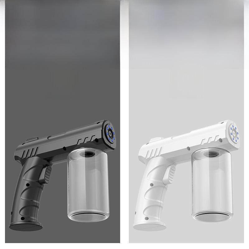Bærbar oppladbar desinfeksjonssprøytepistol med Blue Light Atomizer