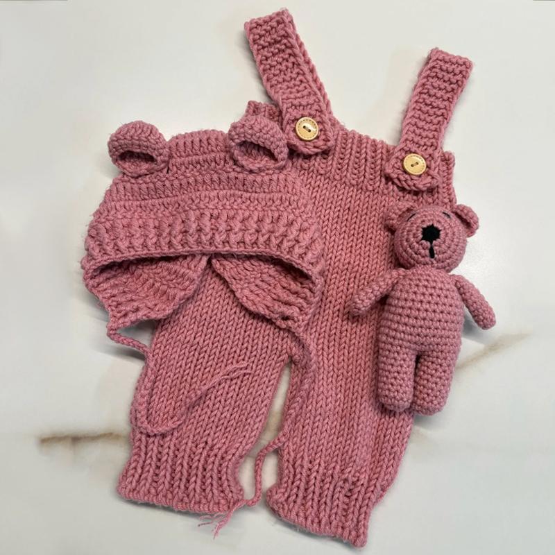 Dolls 3Pcs/Sets Clothes For 45Cm Baby Dolls Diy Doll Accessories For 45Cm Doll Sweater Jumpsuite Clothes For Reborn Baby Doll