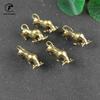 2022 NEW Brass Wall Street Bullfighting Pendant Vintage Copper Lucky Bull Keychain Charm Chinese Feng Shui Hanging Jewelry Decor