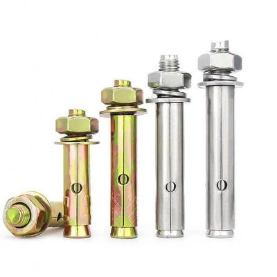 304/201 Stainless Steel Expansion Screw Set: Zinc-Finished Pull-Out Tube Nails and Bolts