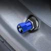 AJF1 4Pcs Car Tire Valve Covers Dust Emblem Caps For Ford Mustang MK7 Edge Kuga Transit Fiesta Mondeo Ghia Fusion Transit Accessories