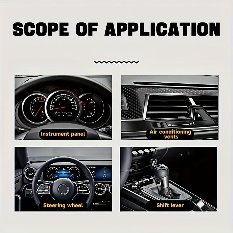 Automotive interior/plastic refurbishment wax, tire protection brightener, anti-aging maintenance glaze, various colors suitable for various models