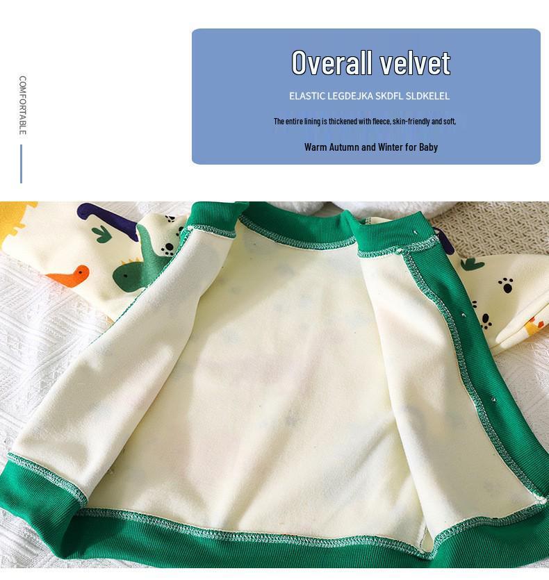 Kinder Fleece-gefütterter Strick-Hoodie - Warmer Herbst-/Winter-Pullover für Jungen & Mädchen