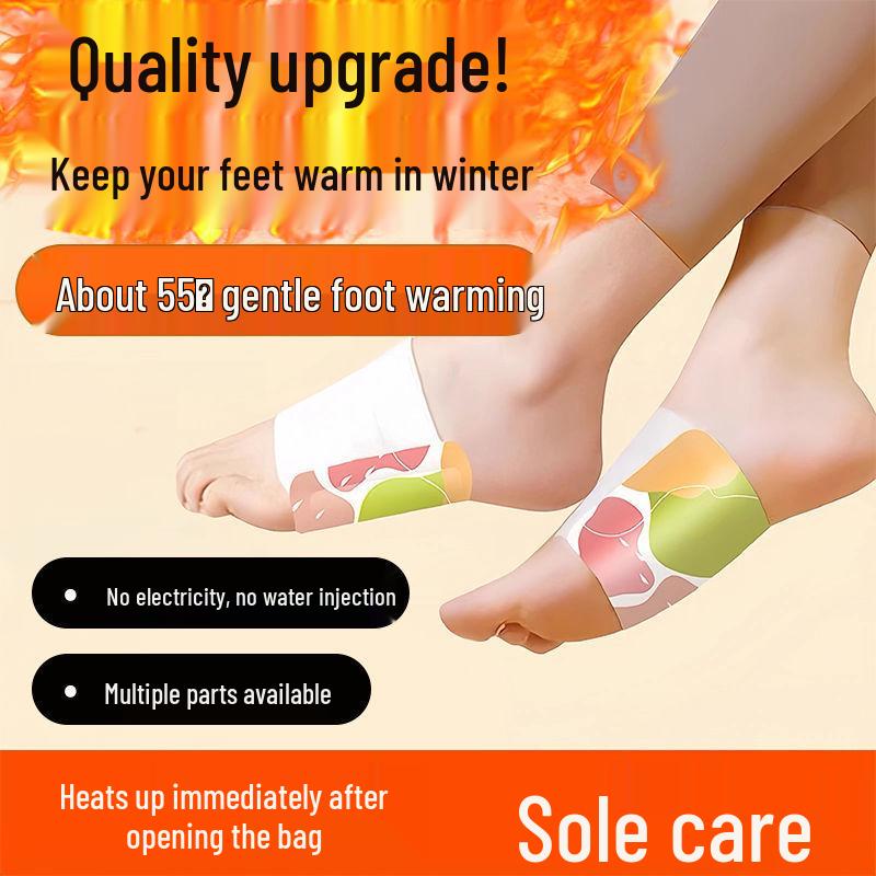 Sohlenwärme Fuß- & Knöchelwärmepflaster - Winterschutz vor Kälte