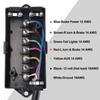 4ft 7Way Trailer Plug Weatherproof Trailer Harness Wiring 7Pin Trailer Connector