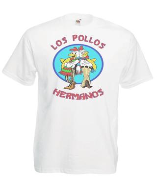 Ανδρικό Los Pollos Hermanos Gustavo Fast Food Τηλεοπτική Εκπομπή Unisex Λευκό 100% Βαμβακερό T-shirt Ανδρικά T-shirts Κορυφή