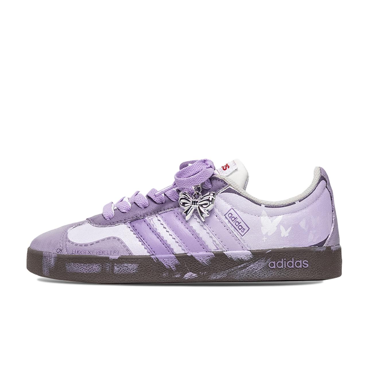 

Adidas VL COURT 2.0 Twilight Butterfly Slip Resistant Cushioning Slip Resistant Cushioning Low top Skateboard Shoes HQ1802(Team821-) 35⅔