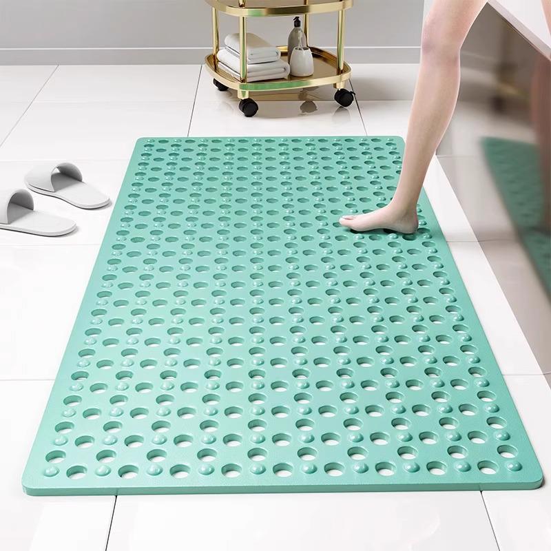 

Нескользящий резиновый коврик для ванной, душа и туалета - Специальное предложение для новичков 46x79 cm бирюзовый зеленый