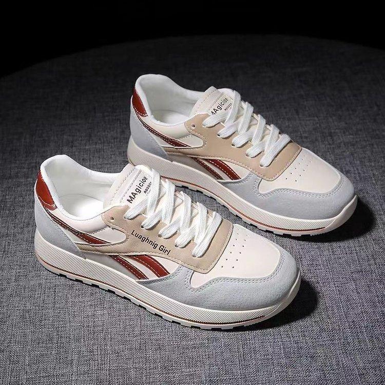 Forrest Gump shoes women's shoes 2024 spring and summer new breathable net shoes versatile dad shoes sports and leisure shoes INS tide board shoes