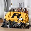 GTA Flannel Blanket Soft All-Season Throw, Design for Camping, Car Travel, Hiking Sofa, Bed, Office Perfect Gift for Parties