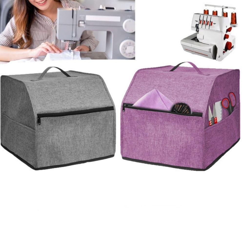 Durable Serger Cover With Storage Pockets Storage Bag Practical Overlock Machine Cover for Home