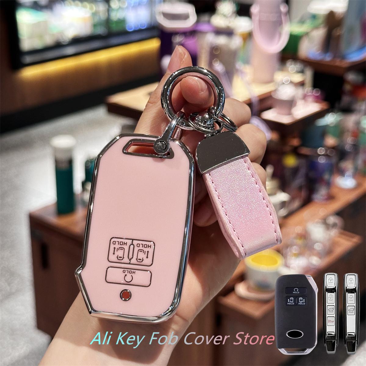 

Чехол-брелок со шнурком для ключей для Kia 2021 2022, для Carnival, 6/7 кнопок KA4 EX SX LX для Fiesta 2023, пульт дистанционного управления Smart Key Pro